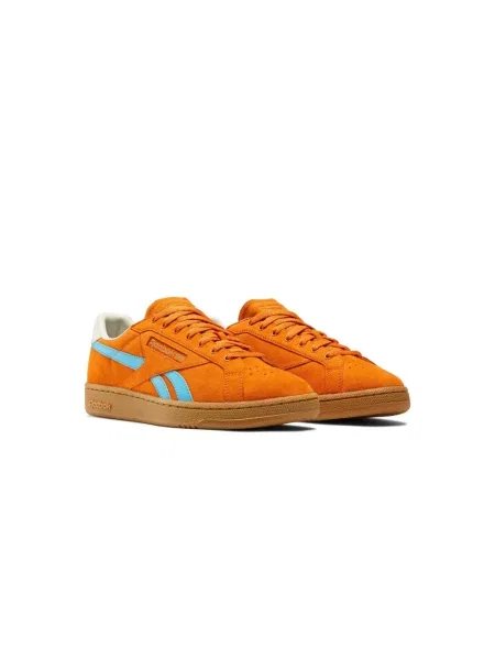 Sneakersy Reebok zamszowe pomarańczowe