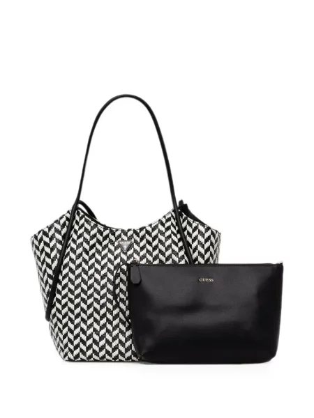 Geantă shopper Guess negru