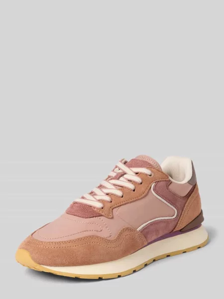 Sneakersy z wytłoczonym logo model ‘CITY’ Hoff różowe