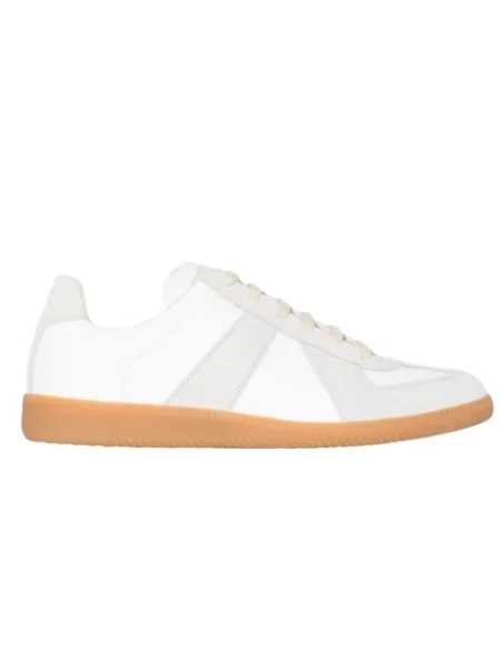 Sneakersy Maison Margiela skórzane białe