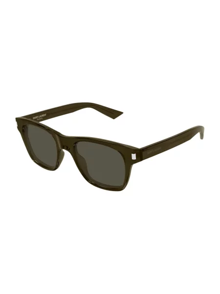 Okulary przeciwsłoneczne Saint Laurent brązowe
