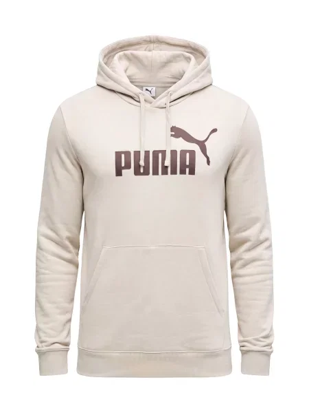 PUMA Αθλητική μπλούζα φούτερ ESS No. 1 σκούρο / γκριζομπέζ καφέ