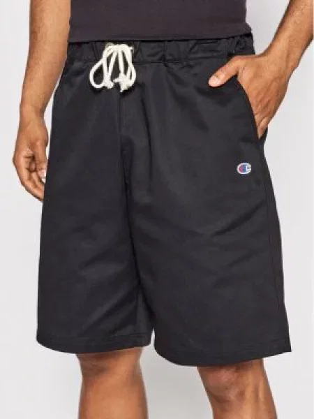 Kratke hlače iz tkanine Champion črna