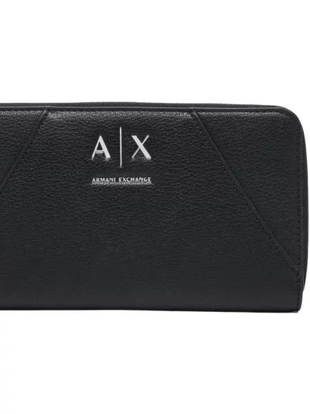 Armani Exchange női műbőr pénztárca fekete
