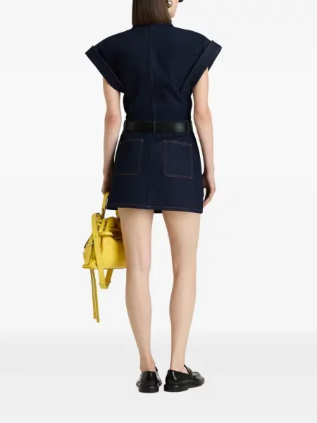 Rochie din denim Givenchy albastru