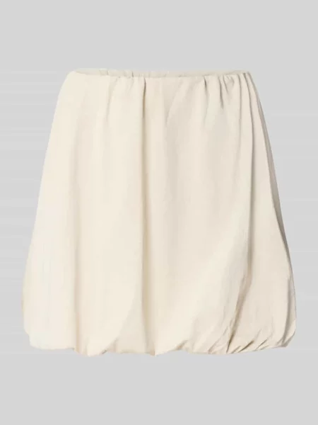 Spódnica mini o rozkloszowanym kroju z mieszanki bawełny model ‘TASS’ Vero Moda biała