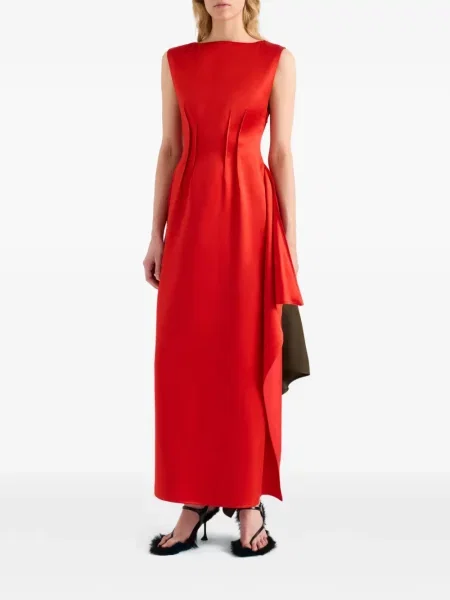 Rochie Proenza Schouler din satin roșu