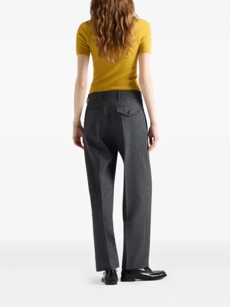 Pantaloni Prada plisate gri