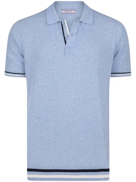 Felix Hardy Pulover albastru marin / albastru deschis alb