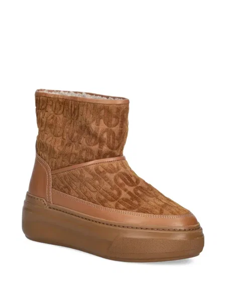 Botine Furla cu platformă maro