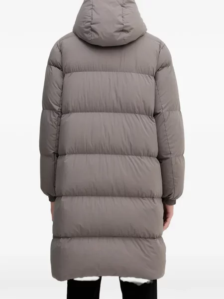 Palton Armani Exchange cu glugă gri