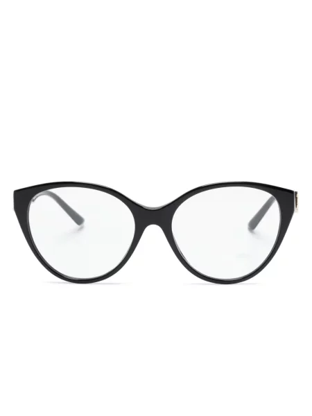 Ochelari de soare cu ochi de pisică Jimmy Choo Eyewear negru