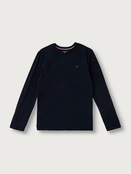 Tommy Hilfiger majica dugih rukava za djecu od pamuka plava