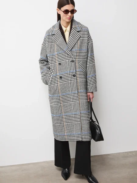 Medicine palton din lana negru