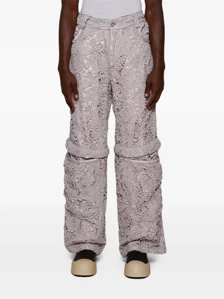 Pantaloni Earthling Vip alb
