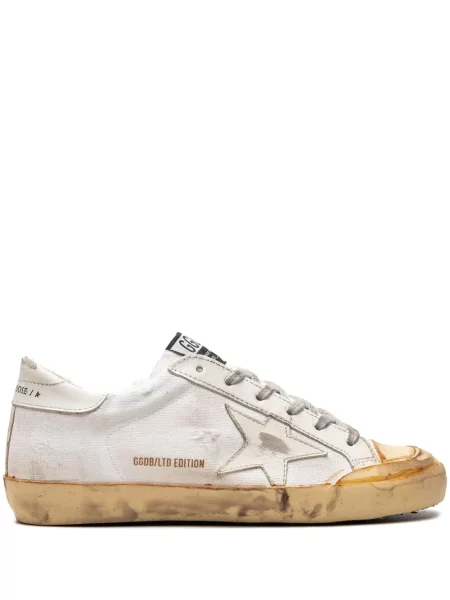 Sneakerși Golden Goose cu vârf închis alb