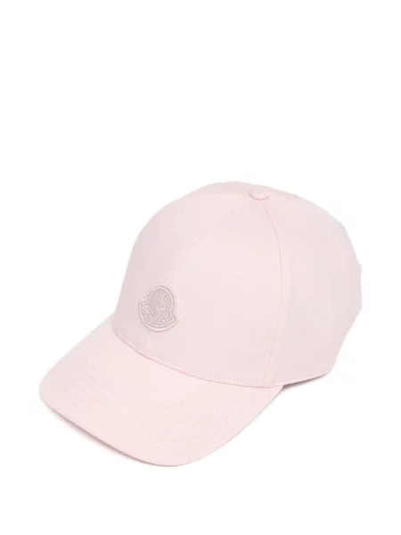 Șapcă Moncler cu aplicații roz