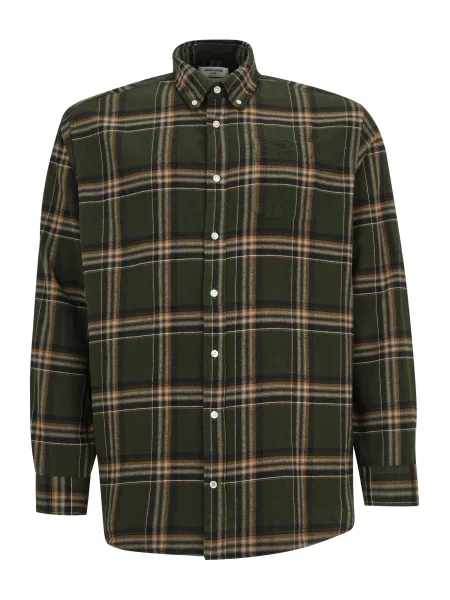 JACK & JONES Srajca JJEClassic bež / marine / jelka bela