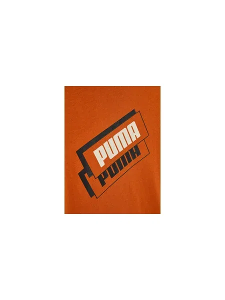 Puma Póló Alpha Holiday Regular Fit narancssárga