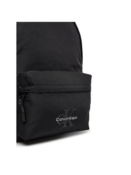 Calvin Klein Kuprinės Bold Round Backpack Juoda balta