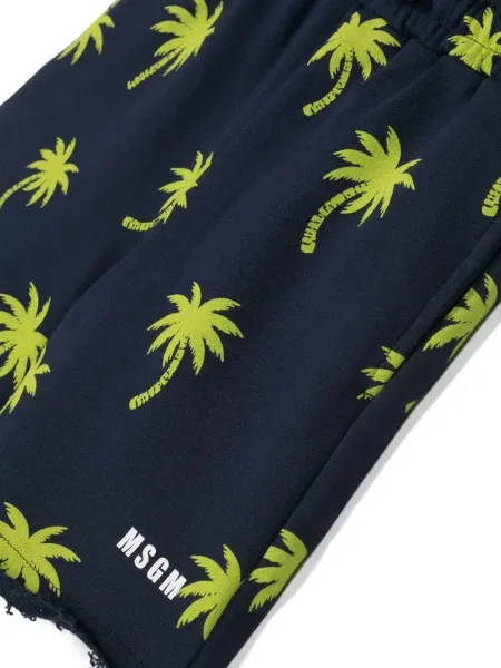 Szorty dziecięce Msgm niebieskie