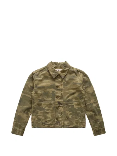 Geacă Amo cu model camuflaj verde