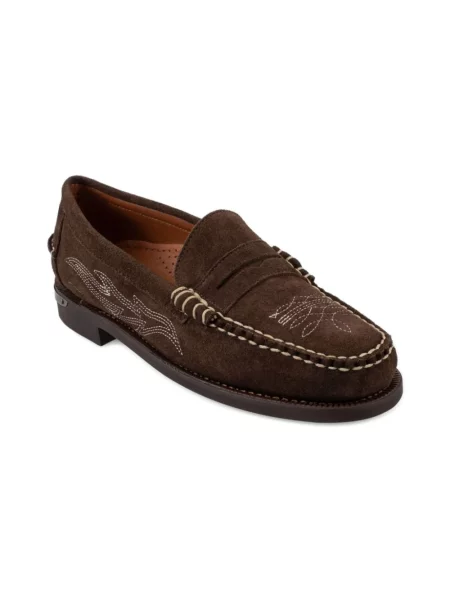Półbuty Sebago skórzane brązowe