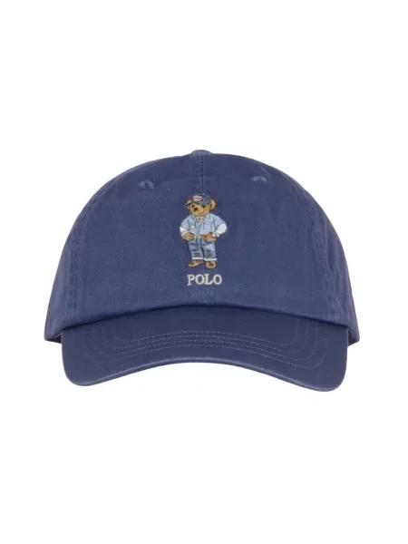 Polo Ralph Lauren czapka z daszkiem niebieska