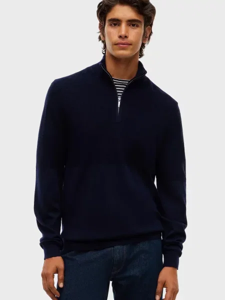 Вовняна водолазка Tommy Hilfiger синя