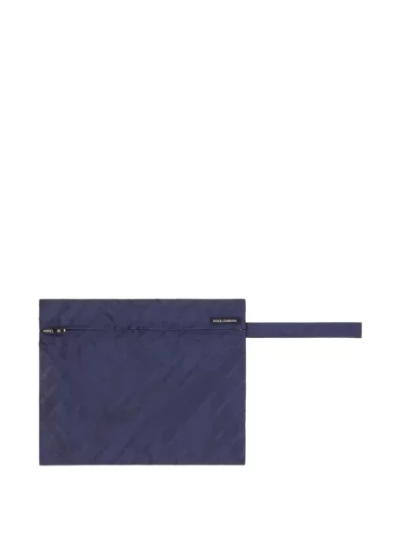 Jacquard bokserice Dolce & Gabbana s autogramom plava