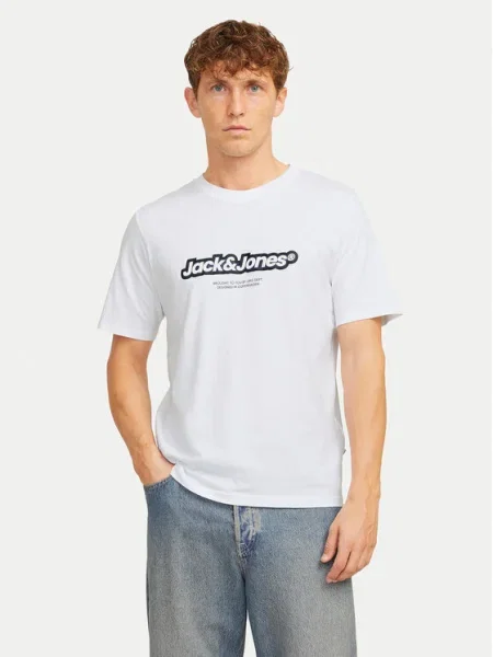 Jack&Jones Tricou Vesterbro alb