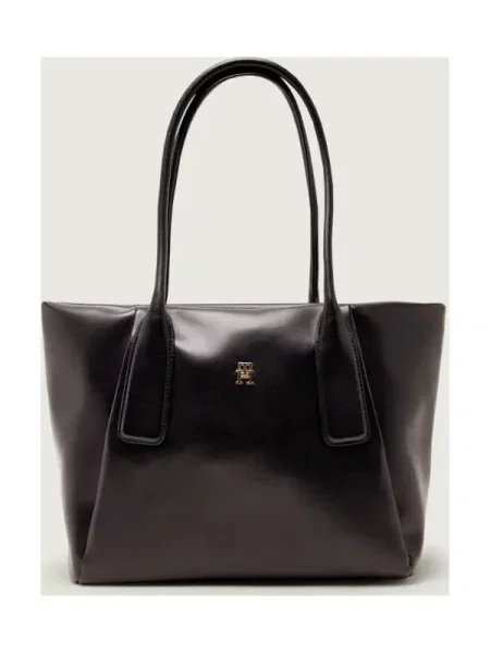 Geantă shopper Tommy Hilfiger negru