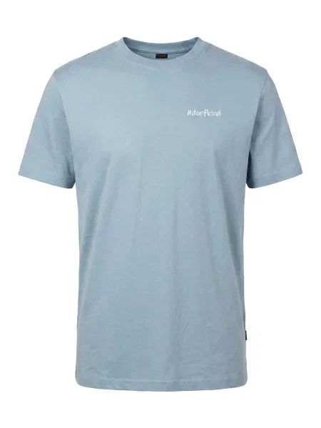 Kleinigkeit Tricou Dorfkind albastru porumbel alb