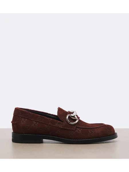 Loafersy Gucci hnedá