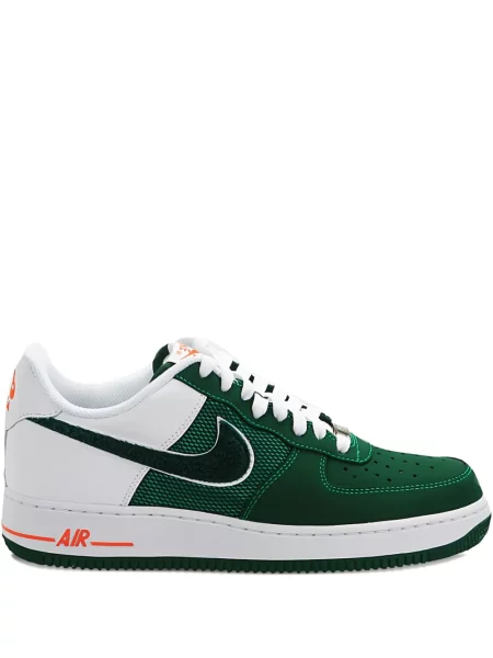Sneakerși Nike Air Force 1 cu model piele de șarpe verde