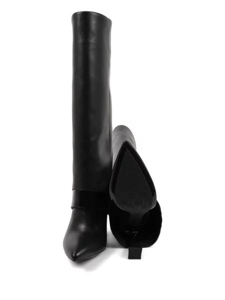 Botine Karl Lagerfeld cu aplicații negru