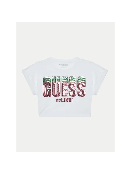 Guess Póló Regular Fit fehér