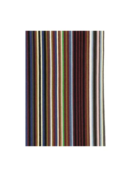 Szal Paul Smith wełniana w paski z paskiem
