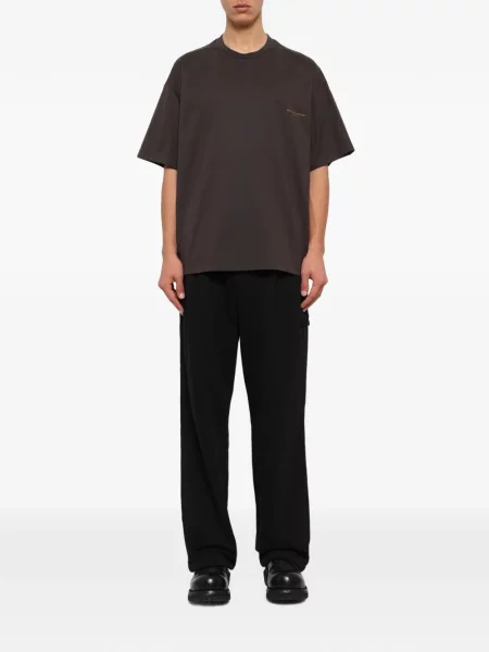 Tricou Wooyoungmi cu imagine maro