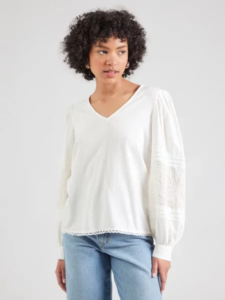 VERO MODA Bluză VMNICOLA' alb