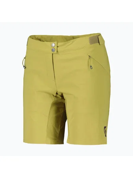 Olcsóbban. Női kerékpáros rövidnadrág SCOTT Endurance sár zöld. Méret: XS zöld