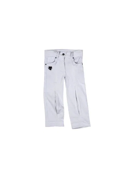 Pantaloni copii Miss Girly alb
