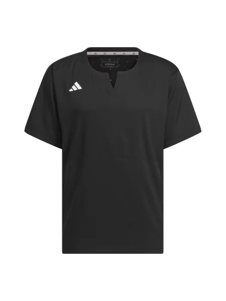 ADIDAS PERFORMANCE Funkční tričko Adizero Dugout Cage černá bílá