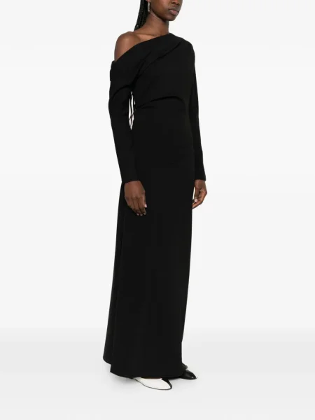 Rochie maxi Róhe din jerseu de costum negru