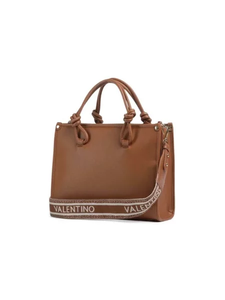 Crossbody kabelka Valentino z ekologickej kože hnedá