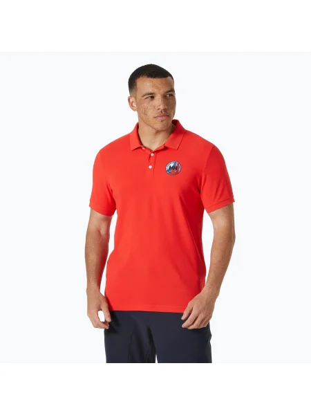 Tricou polo pentru bărbați Helly Hansen Hp Race Polo alert red roșu