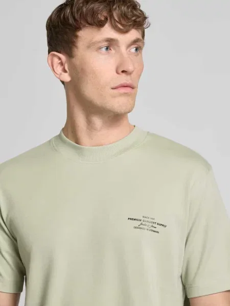 T-shirt z nadrukiem z logo model ‘LACHAD’ Jack & Jones Premium