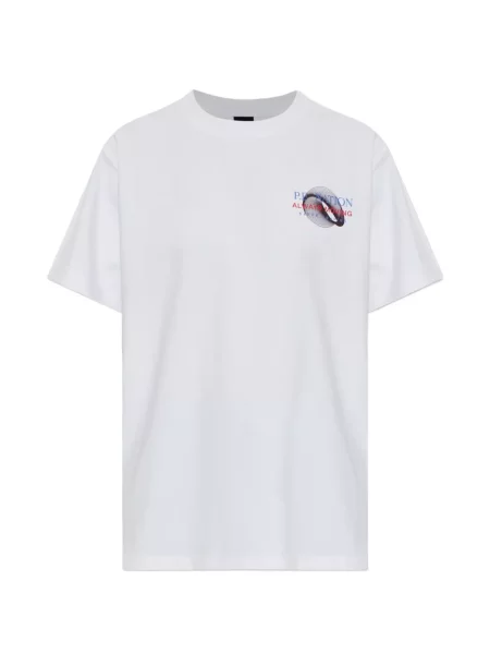 Pocnitură tricou P.e Nation cu imagine alb