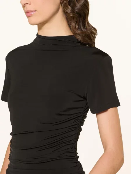 Mrs & Hugs T-Shirt schwarz czarna