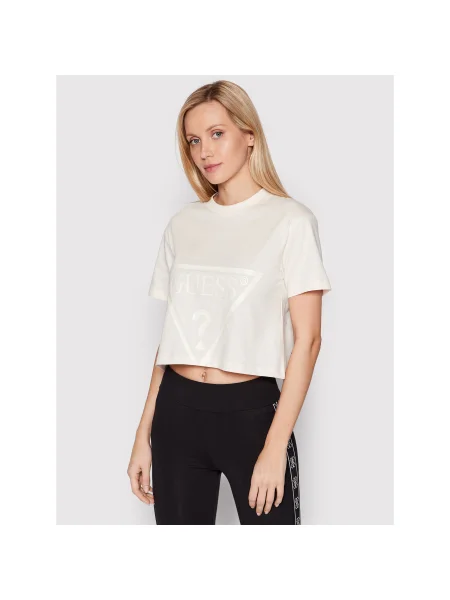 Guess Póló Regular Fit bézs